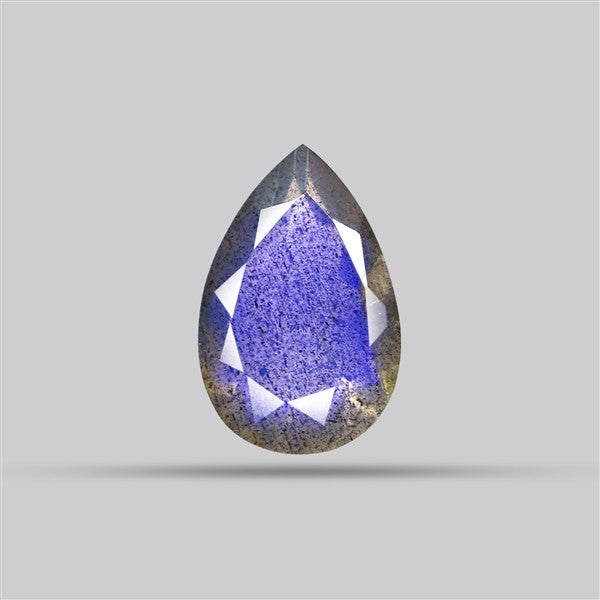 Deep Blue Labradorite Faceted High Grade Fine Gemstone
