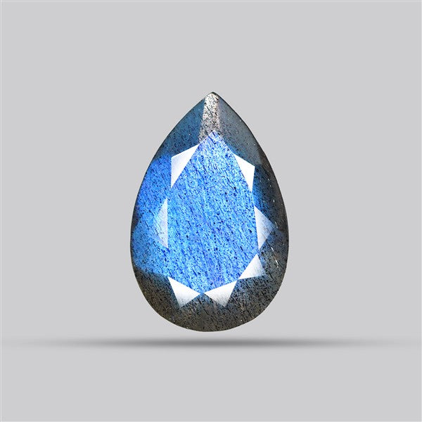 Deep Blue Labradorite Faceted High Grade Fine Gemstone