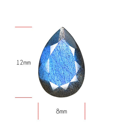 Deep Blue Labradorite Faceted High Grade Fine Gemstone