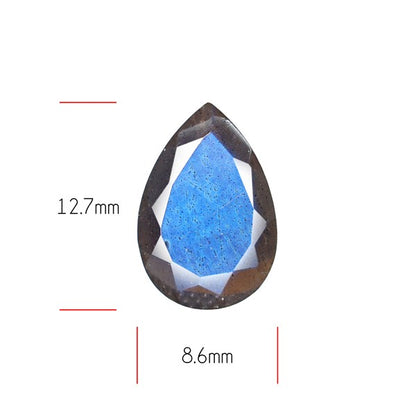 Deep Blue Labradorite Faceted High Grade Fine Gemstone