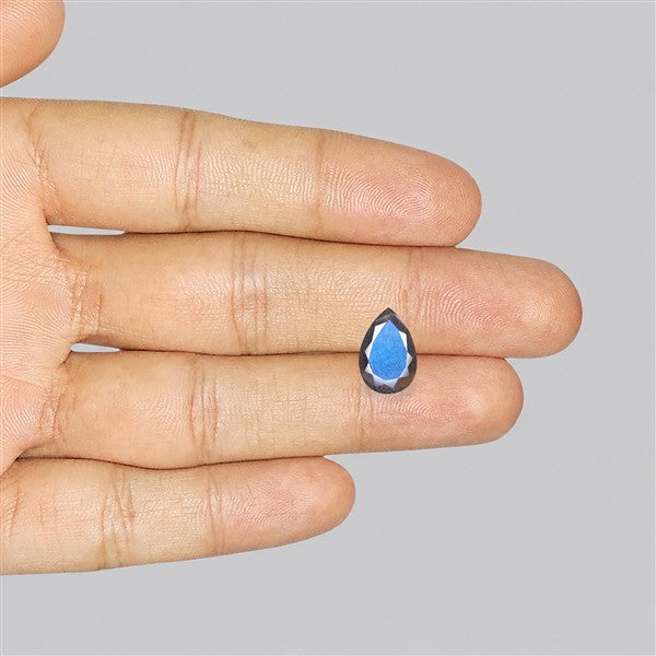 Deep Blue Labradorite Faceted High Grade Fine Gemstone