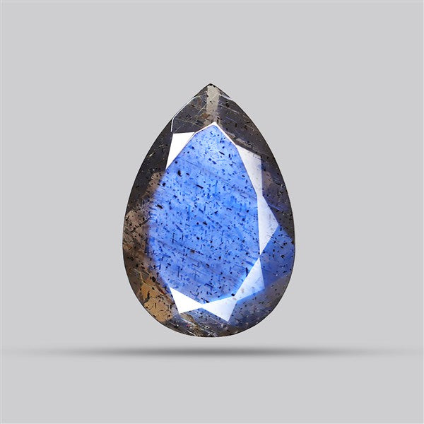 Deep Blue Labradorite Faceted High Grade Fine Gemstone