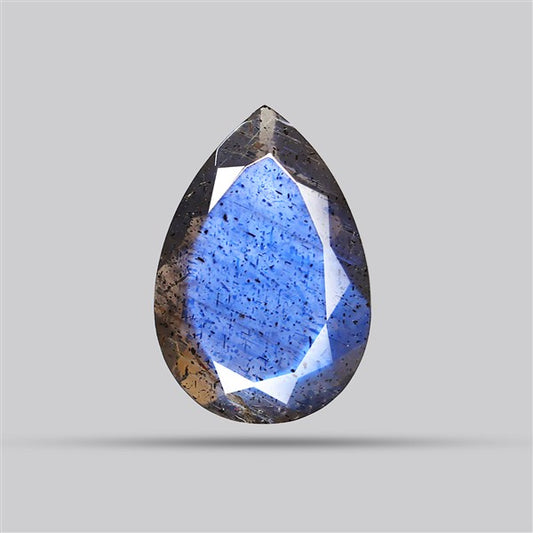 Deep Blue Labradorite Faceted High Grade Fine Gemstone