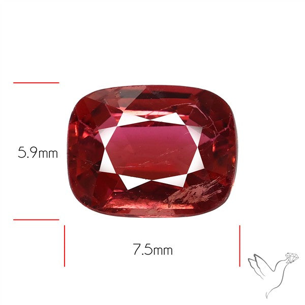 Rubellite Tourmaline Faceted Fine Gemstone