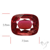 Rubellite Tourmaline Faceted Fine Gemstone
