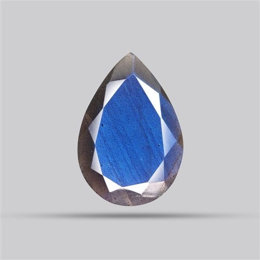 Deep Blue Labradorite Faceted High Grade Fine Gemstone