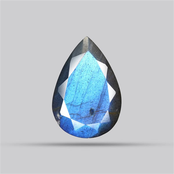 Deep Blue Labradorite Faceted High Grade Fine Gemstone