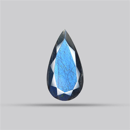 Deep Blue Labradorite Faceted High Grade Fine Gemstone