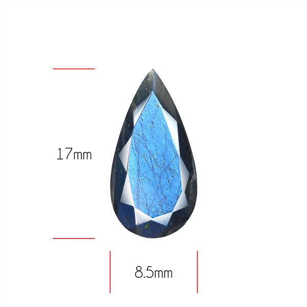 Deep Blue Labradorite Faceted High Grade Fine Gemstone