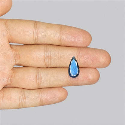 Deep Blue Labradorite Faceted High Grade Fine Gemstone