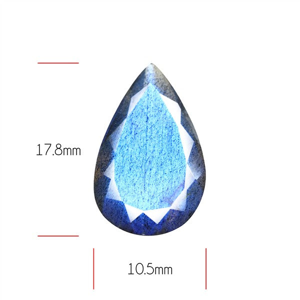 Deep Blue Labradorite Faceted High Grade Fine Gemstone