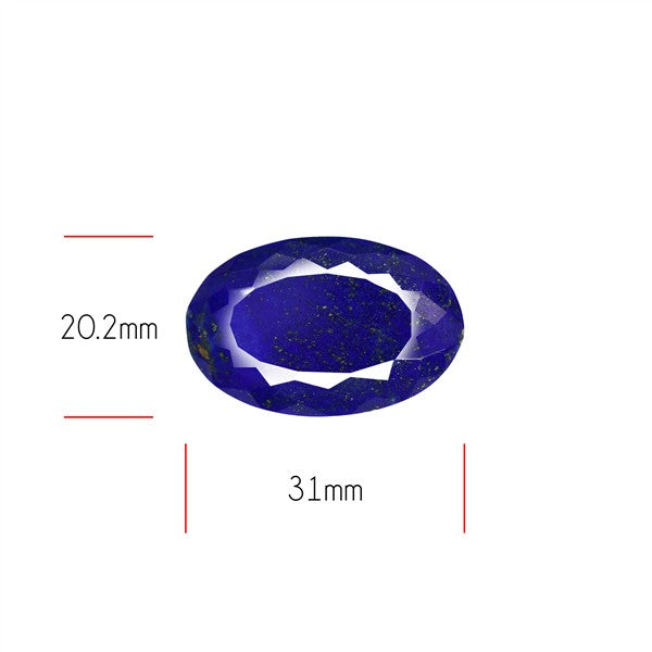 Madan Char Lapis Lazuli Faceted Fine Gemstone
