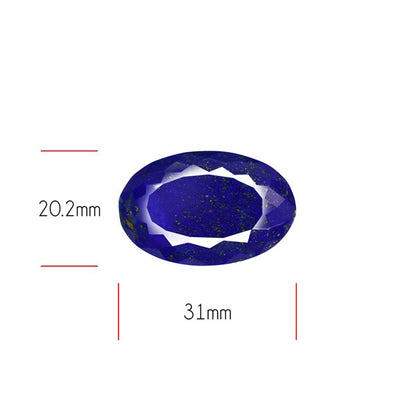 Madan Char Lapis Lazuli Faceted Fine Gemstone