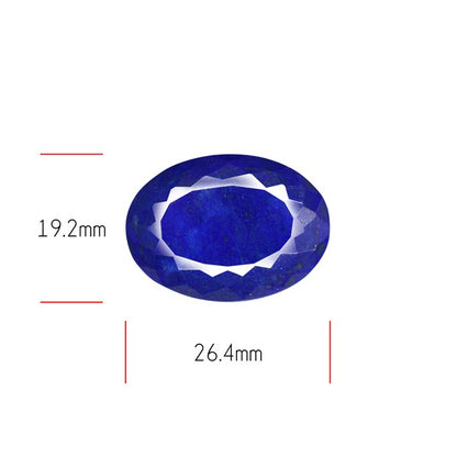 Madan Char Lapis Lazuli Faceted Fine Gemstone