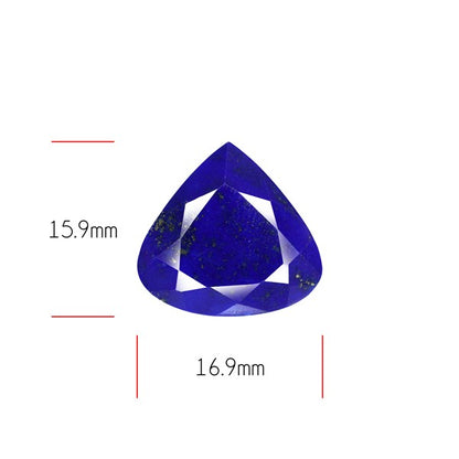 Madan Char Lapis Lazuli Faceted Fine Gemstone