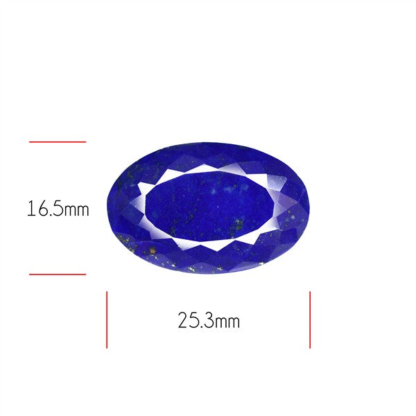 Madan Char Lapis Lazuli Faceted Fine Gemstone