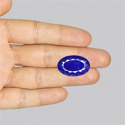 Madan Char Lapis Lazuli Faceted Fine Gemstone