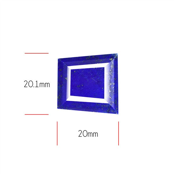 Madan Char Lapis Lazuli Faceted Fine Gemstone
