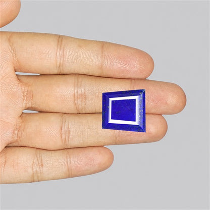 Madan Char Lapis Lazuli Faceted Fine Gemstone
