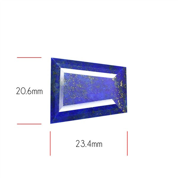Madan Char Lapis Lazuli Faceted Fine Gemstone