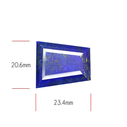 Madan Char Lapis Lazuli Faceted Fine Gemstone