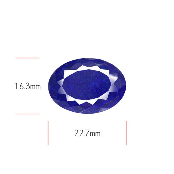 Madan Char Lapis Lazuli Faceted Fine Gemstone