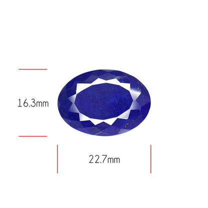 Madan Char Lapis Lazuli Faceted Fine Gemstone