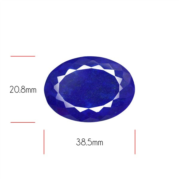 Madan Char Lapis Lazuli Faceted Fine Gemstone