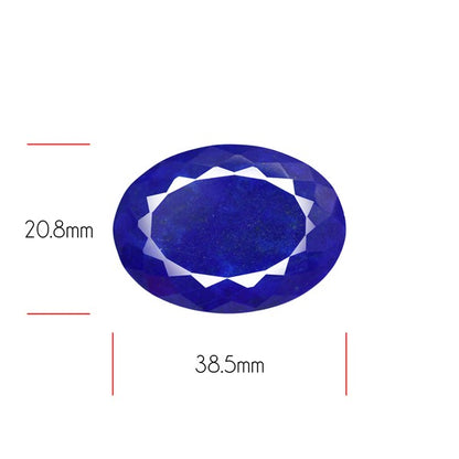 Madan Char Lapis Lazuli Faceted Fine Gemstone