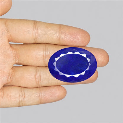 Madan Char Lapis Lazuli Faceted Fine Gemstone