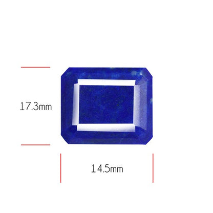 Madan Char Lapis Lazuli Faceted Fine Gemstone