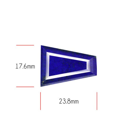 Madan Char Lapis Lazuli Faceted Fine Gemstone