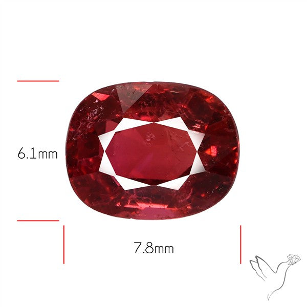 Rubellite Tourmaline Faceted Fine Gemstone