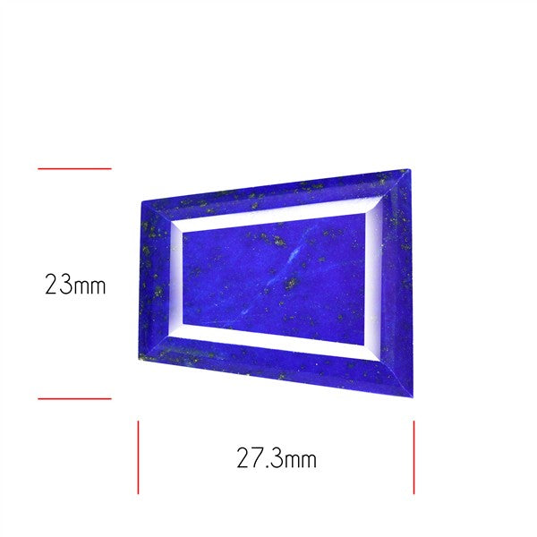 Madan Char Lapis Lazuli Faceted Fine Gemstone