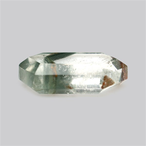 Green Phantom Quartz Portrait Cut Fine Gemstone