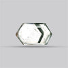 Green Phantom Quartz Portrait Cut Fine Gemstone