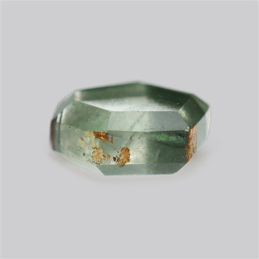 Green Phantom Quartz Portrait Cut Fine Gemstone