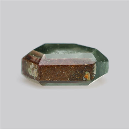 Green Phantom Quartz Portrait Cut Fine Gemstone