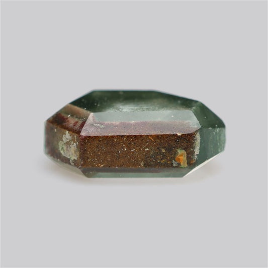 Green Phantom Quartz Portrait Cut Fine Gemstone