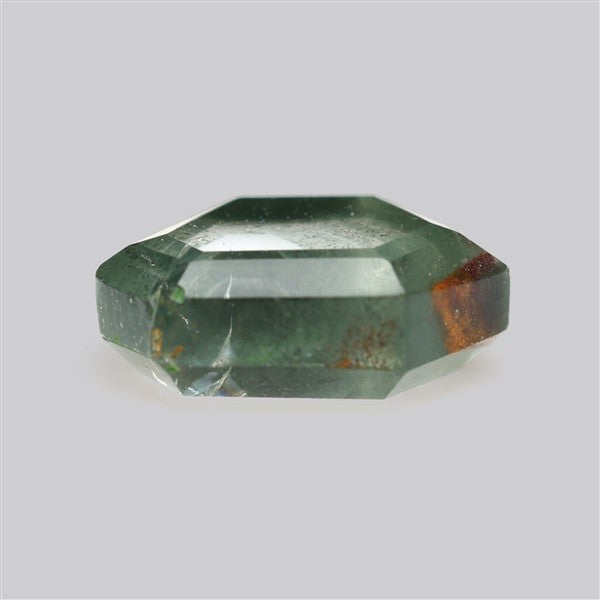Green Phantom Quartz Portrait Cut Fine Gemstone