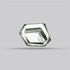 Green Phantom Quartz Portrait Cut Fine Gemstone