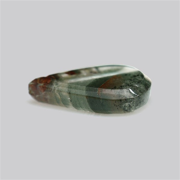 Green Phantom Quartz Portrait Cut Fine Gemstone