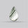 Green Phantom Quartz Portrait Cut Fine Gemstone
