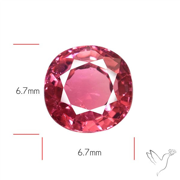 Pink Tourmaline Faceted Fine Gemstone