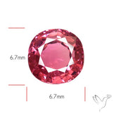 Pink Tourmaline Faceted Fine Gemstone