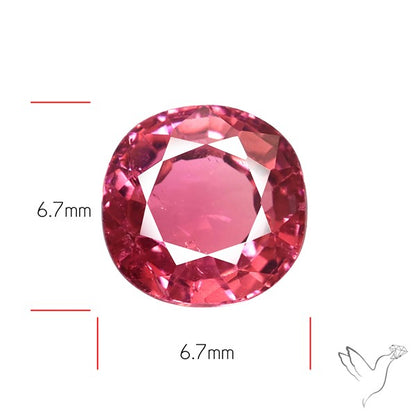 Pink Tourmaline Faceted Fine Gemstone