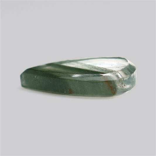 Green Phantom Quartz Portrait Cut Fine Gemstone