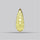 Champagne Quartz Briolette Cut Drop Fine Gemstone