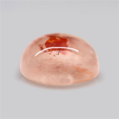 Iron Stained Quartz Fine Cabochon Rare Mineral