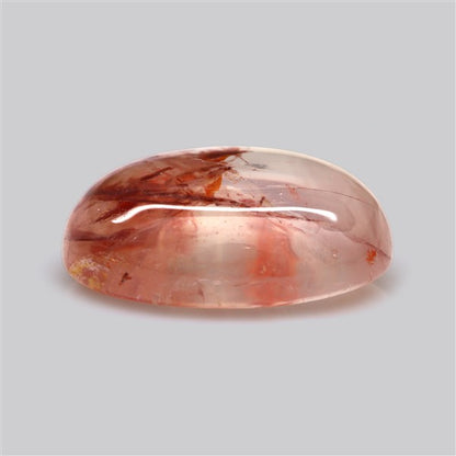 Iron Stained Quartz Fine Cabochon Rare Mineral
